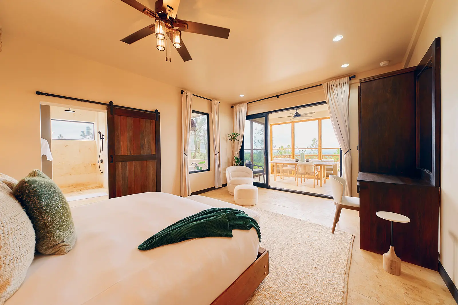 luxurious belize room with wilderness view